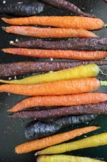 wortelen gekleurd